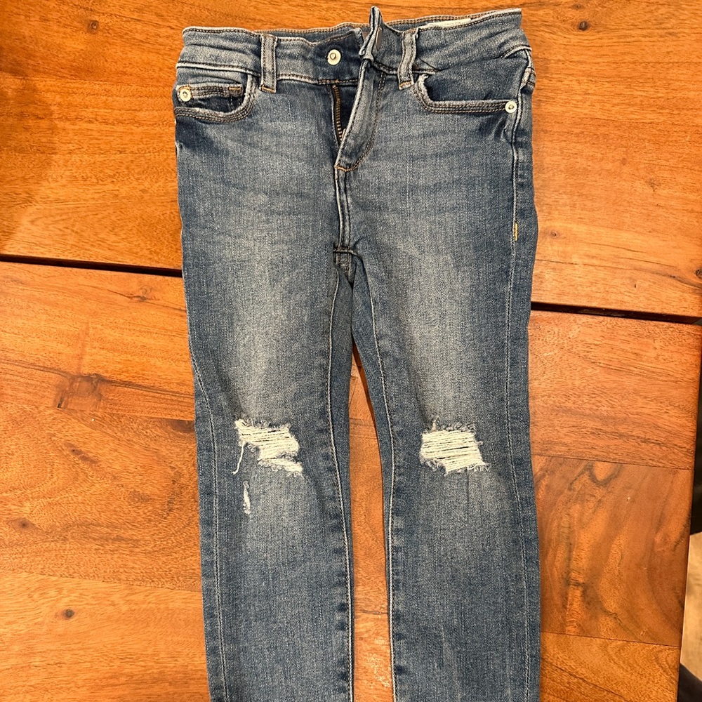 Chloe skinny blue jeans size 4 girls